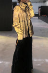 isaac sellam reflective leather jacket SULFUREUX TALMUD CUIVRE